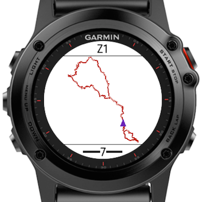 Downloading a Garmin GPS watch course/route from a phone | by dynamicWatch  | Medium