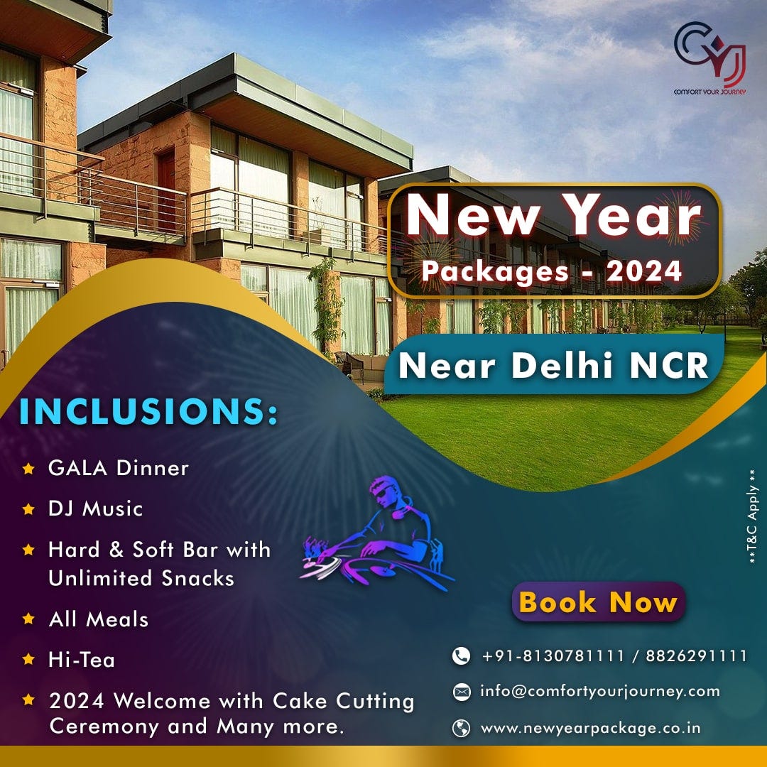 New Year Celebration Packages 2024 New Year Packages Farman Hasan
