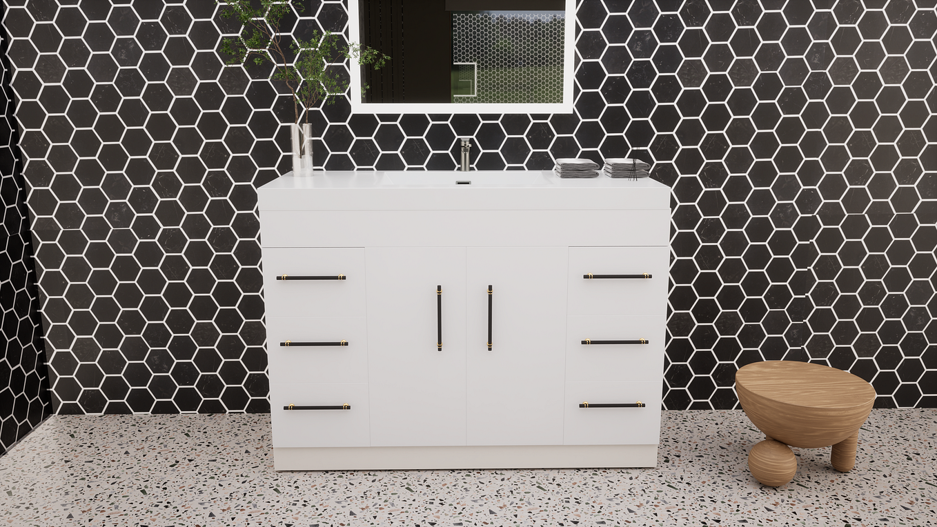 Elevate Your Bathroom: Exploring BuildMyPlace’s Double Sink Bathroom 