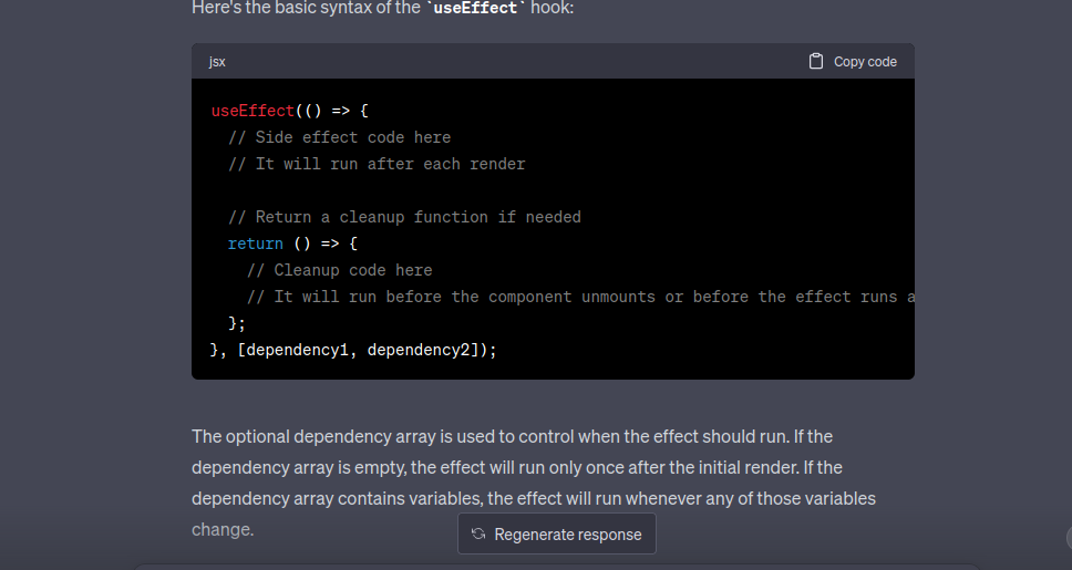 Understanding React hooks with ChatGPT Part 1. | by Jesca Malinga | Medium