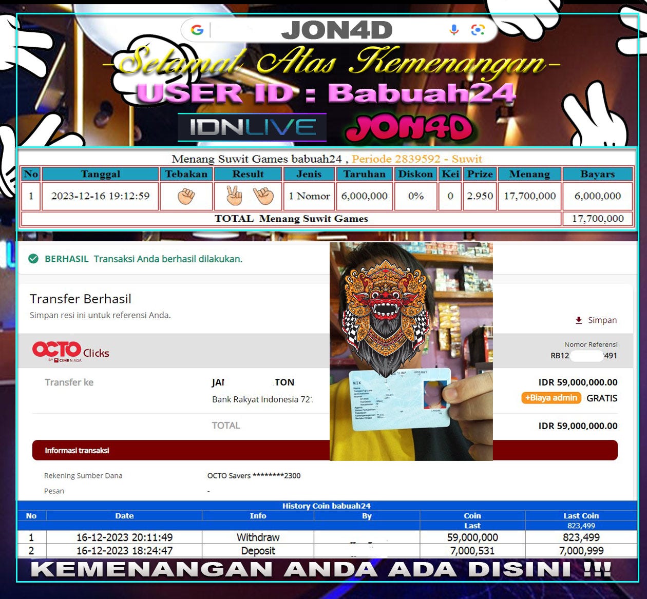 Hujan JP Di mana lagi kalau bukan di JON4D | SITUS SLOT & BANDAR TOGEL