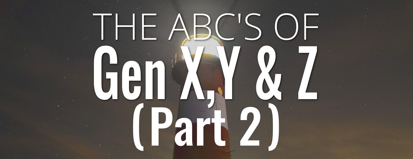 The ABCs of Generation X, Y, and Z (Part 3) by Lisa Lowery Medium