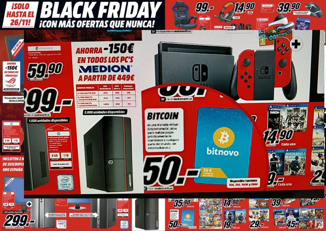 MediaMarkt Spain Launches Bitcoin purchases on Blackfriday! | by Bitnovo |  Bitnovo | Medium