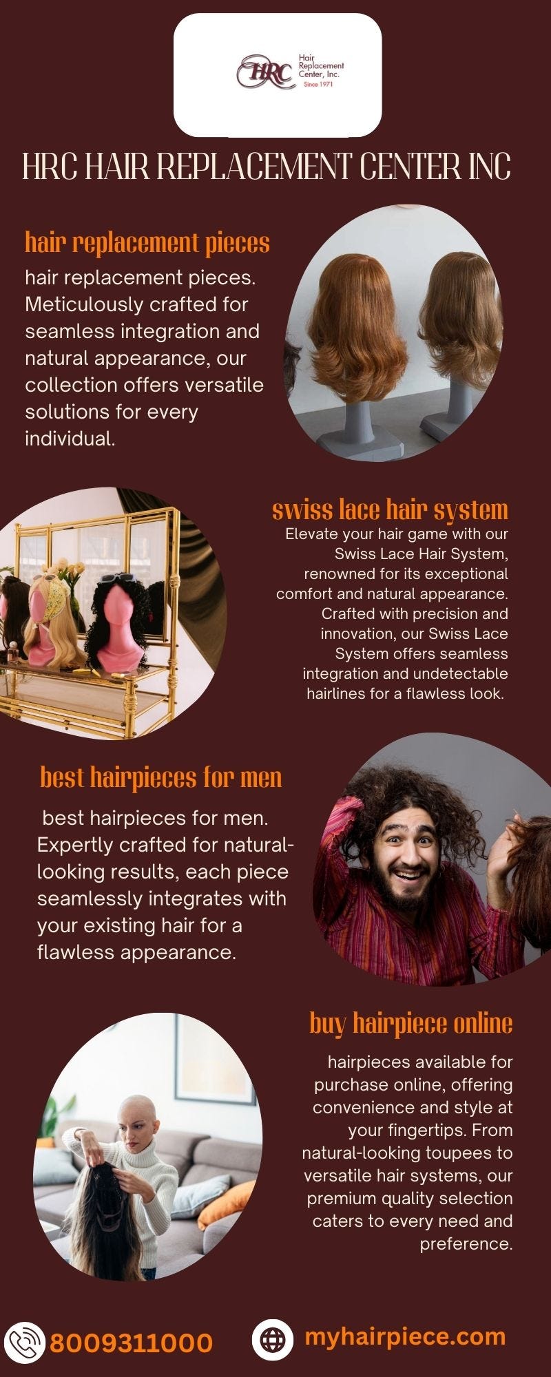 Enhance Your Confidence with OnRite Men’s Hairpieces HRC Hair