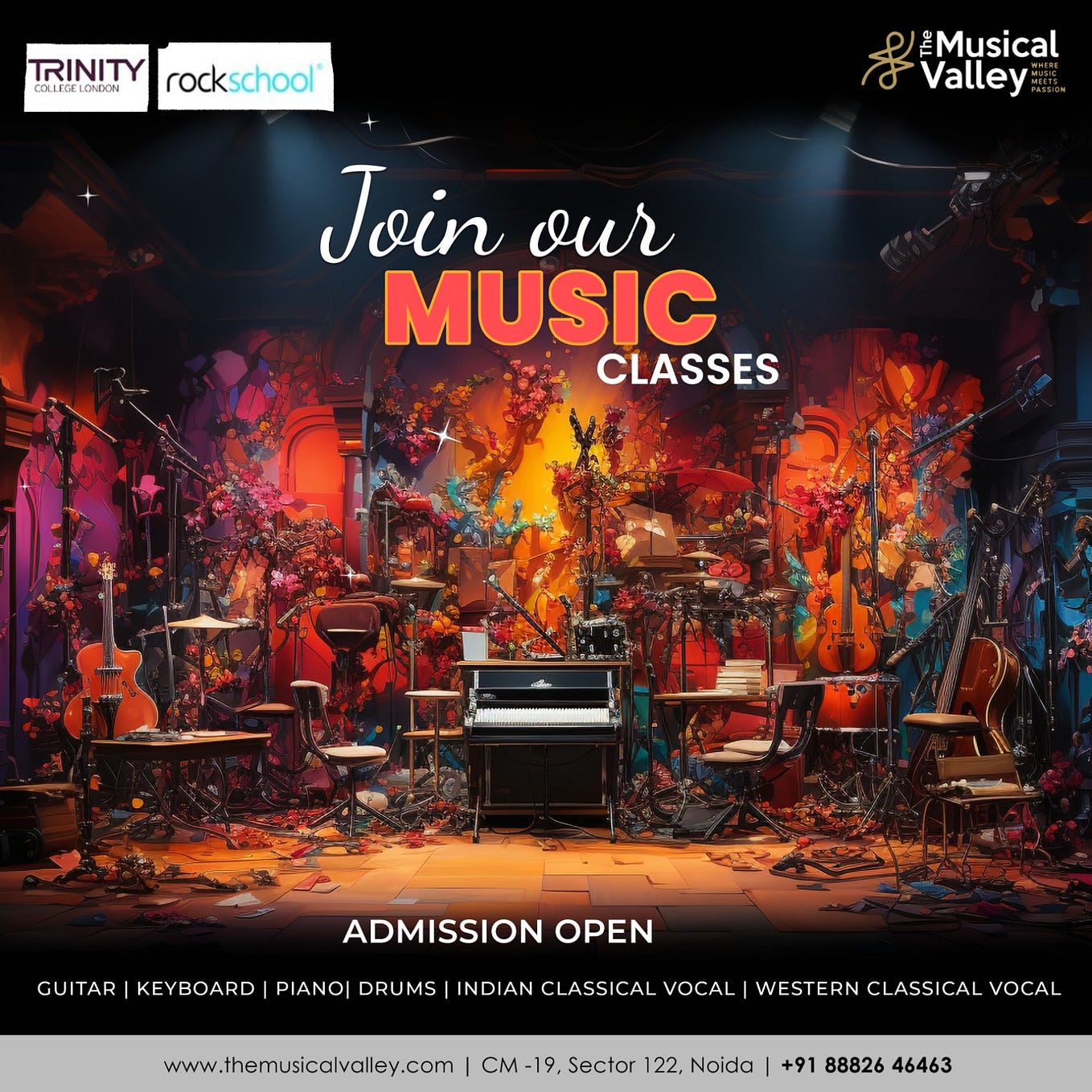 Discover Harmony: Music Classes in Noida with Musical Valley | by 