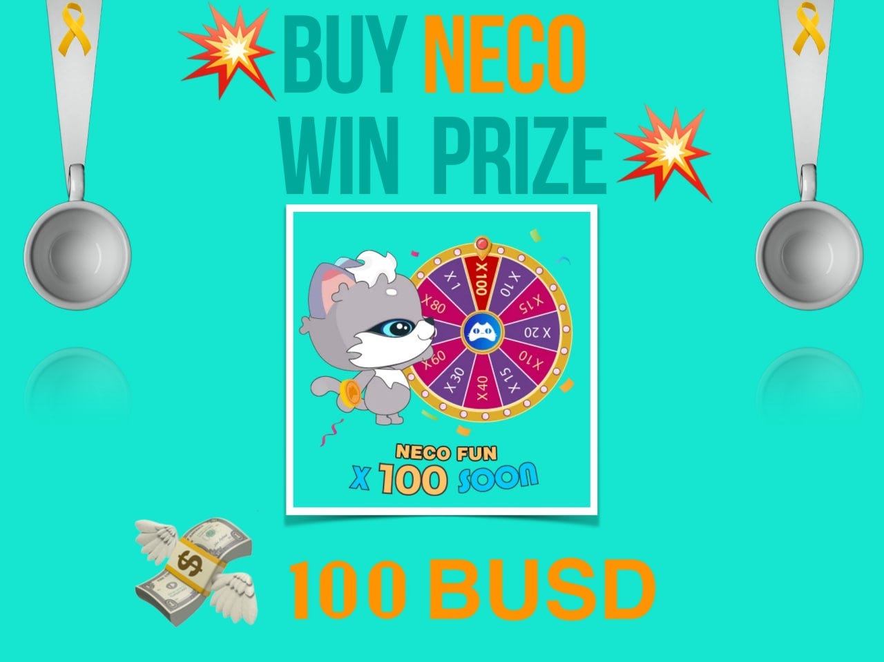 Congrats! NECO is Listed on CoinGecko! Neco Fun Medium