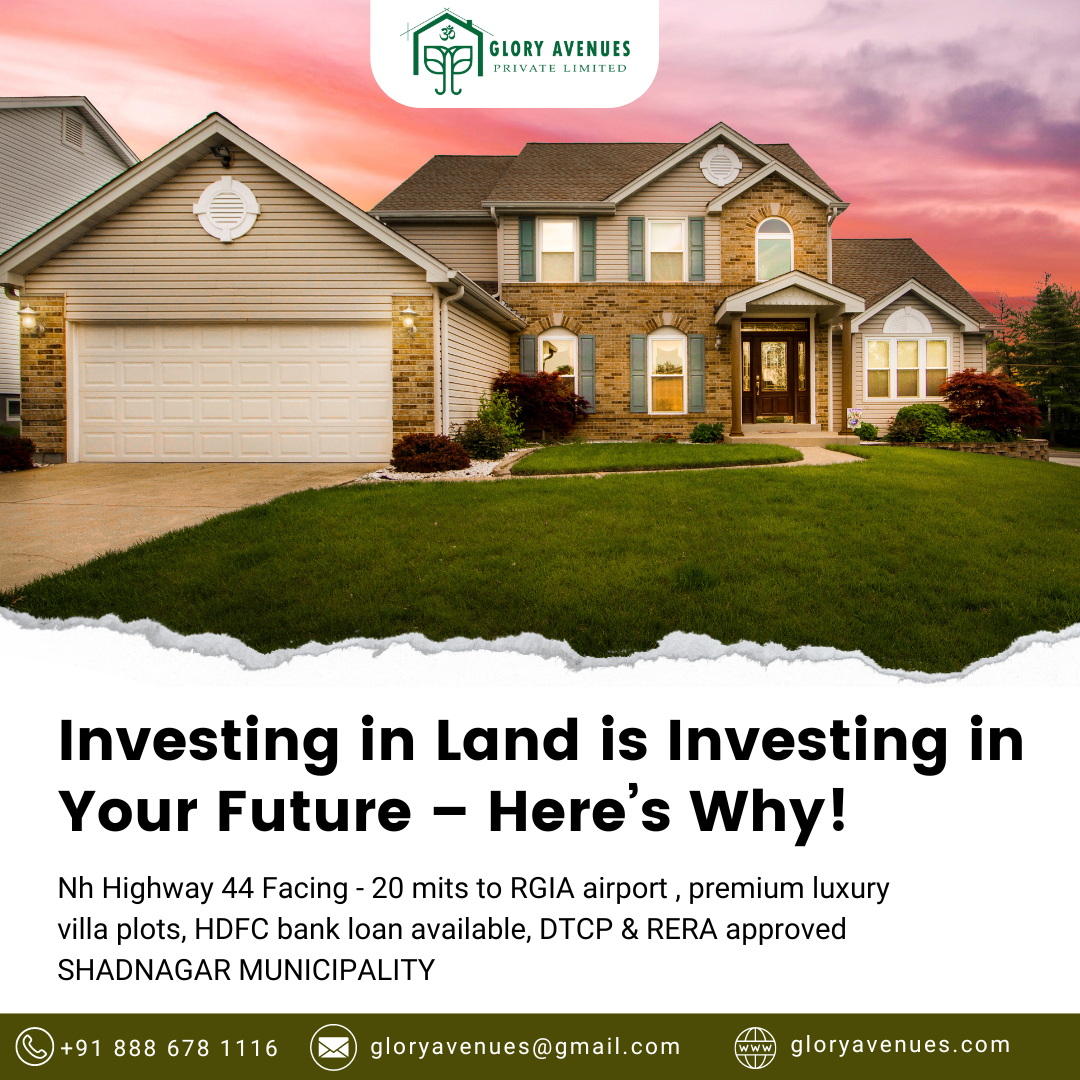 Best Real Estate Company in Hyderabad by Glory Avenues Private