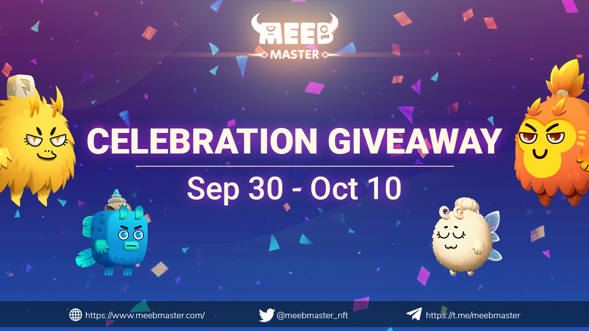 Meeb Master Celebration Giveaway