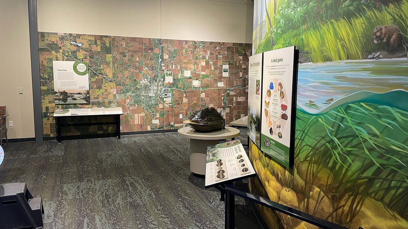 Mussels exhibit opens at nature center