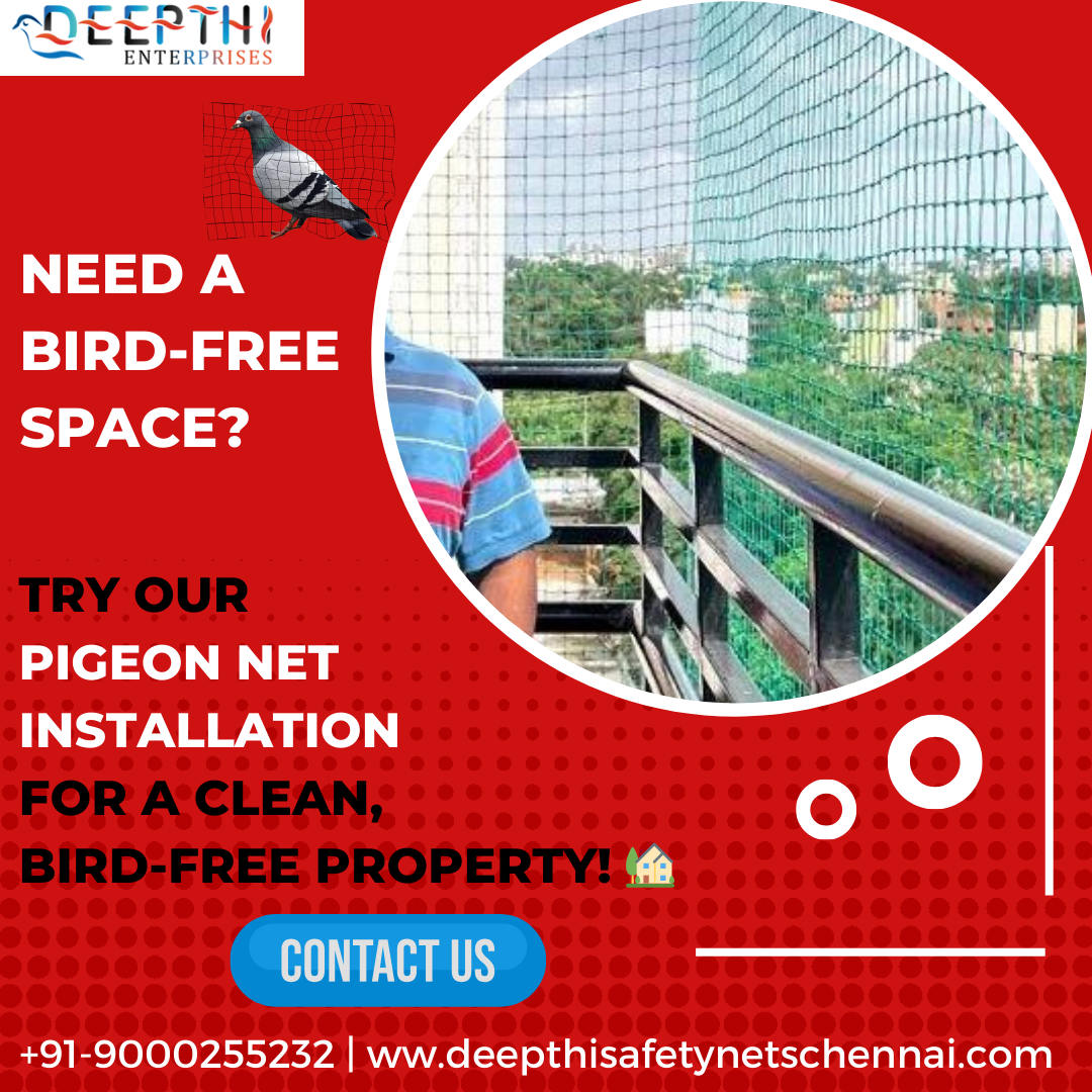 Comprehensive Bird Control: Anti Bird Nets in Chennai by Deepthi  Enterprises, by Swathideepa K