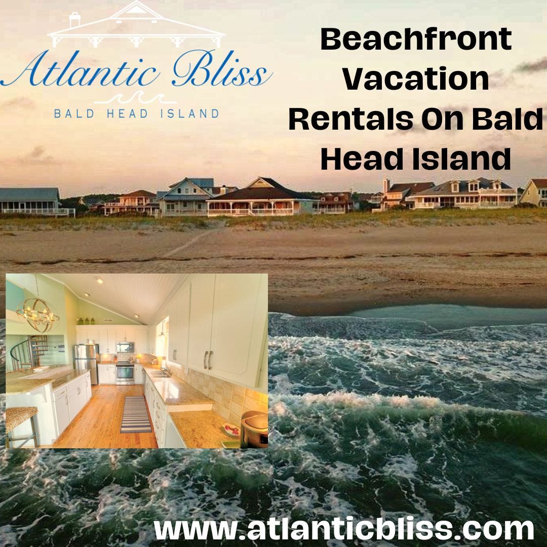 Beachfront Vacation Rentals On Bald Head Island | by Atlantic Bliss 