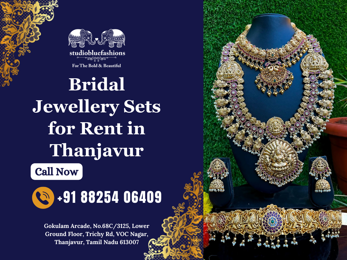 Bridal Jewellery Sets For Rent In Thanjavur 