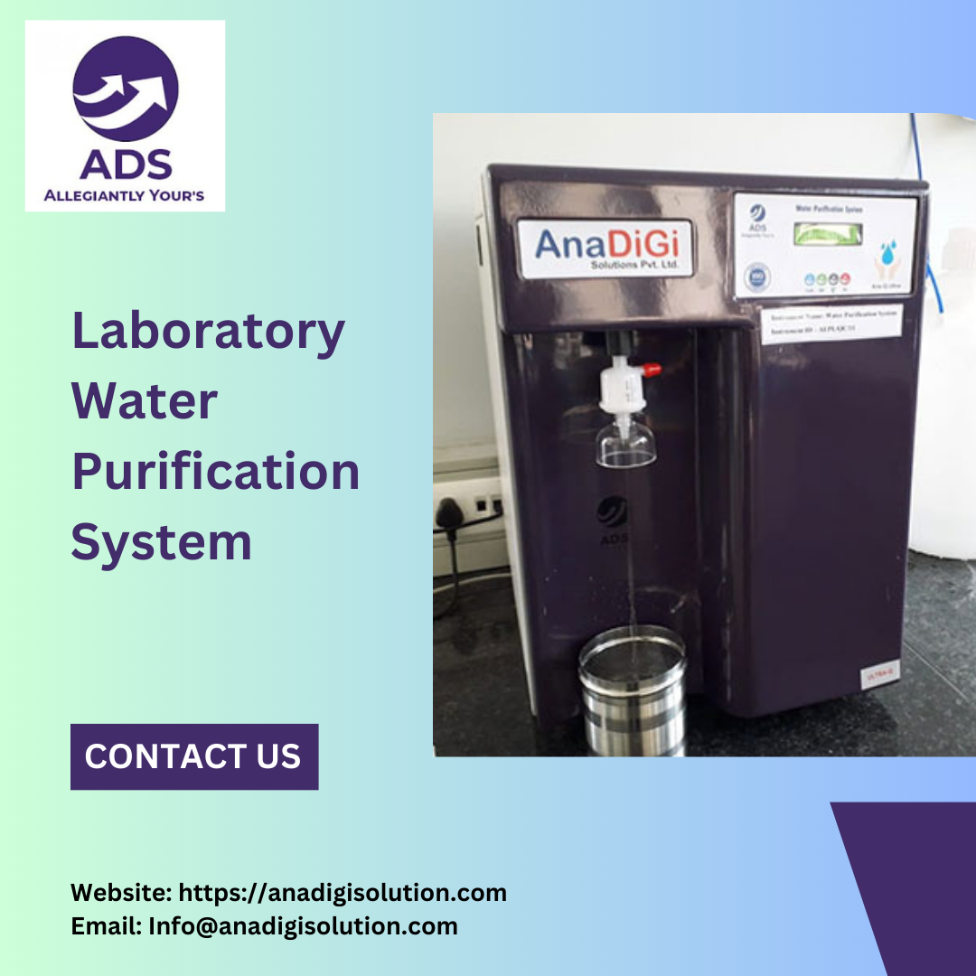 Laboratory Water Purification System — Anadigi Solutions Anadigi