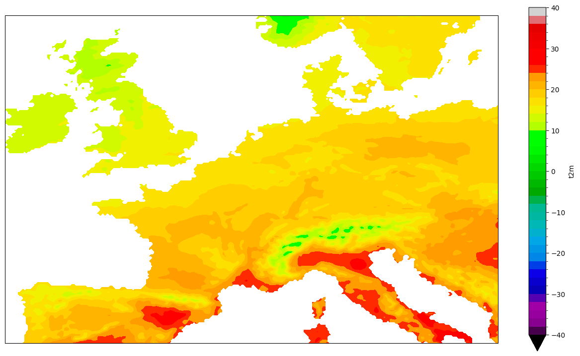 Visualise Climate Data Using Cartopy and Xarray — Climate Data ...
