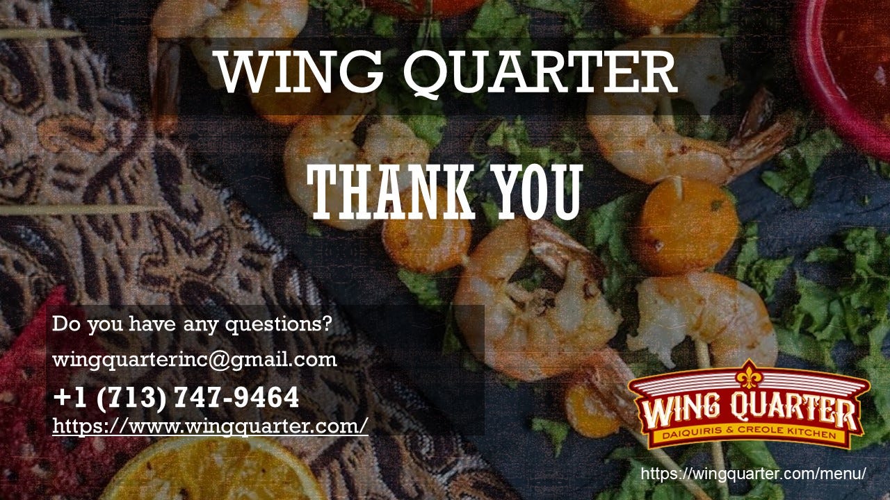 Relish The Delicious Hot Wings In Houston by WING QUARTER Medium