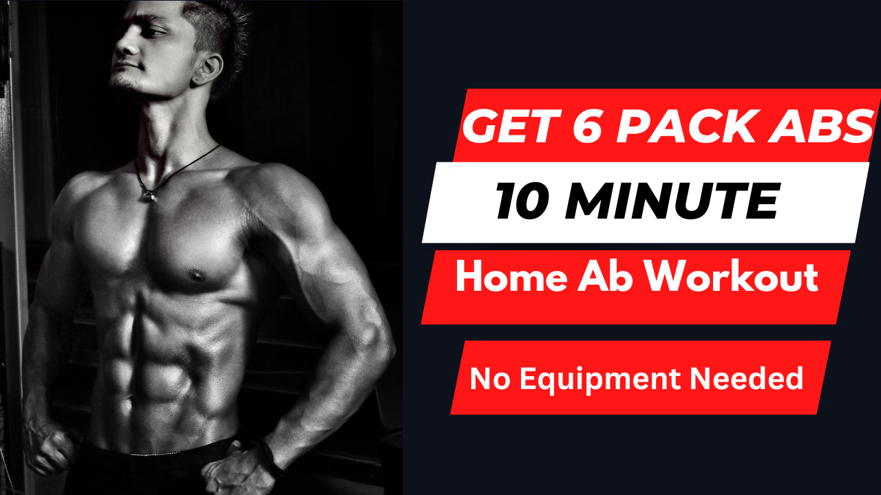 10-Minute Home Ab Workout: Sculpt Your Six-Pack Abs Without Any Equipment!, by HealthFitnesTips