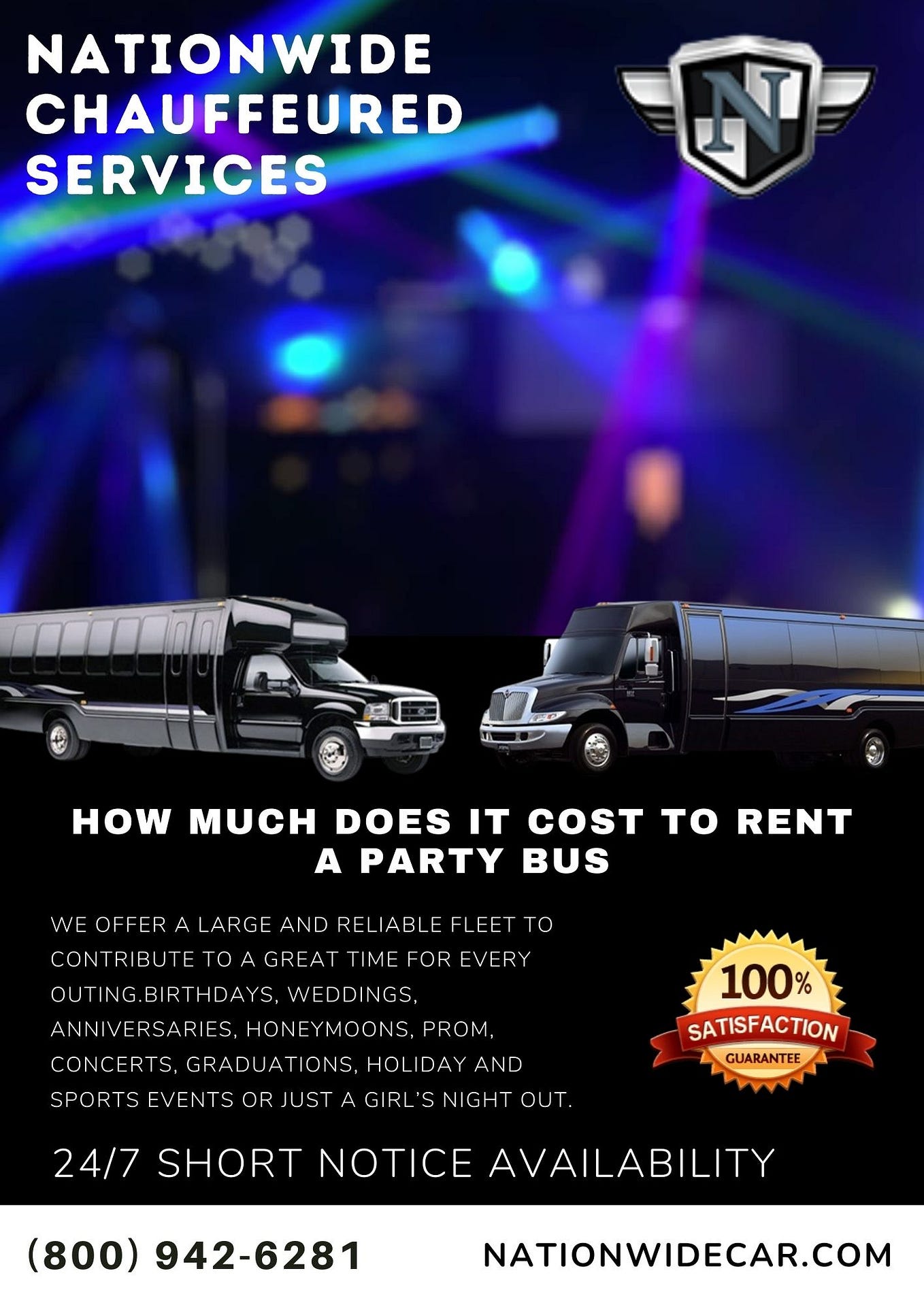 How Much Does it Cost to Rent a Party Bus Nationwidechauffeureds Medium