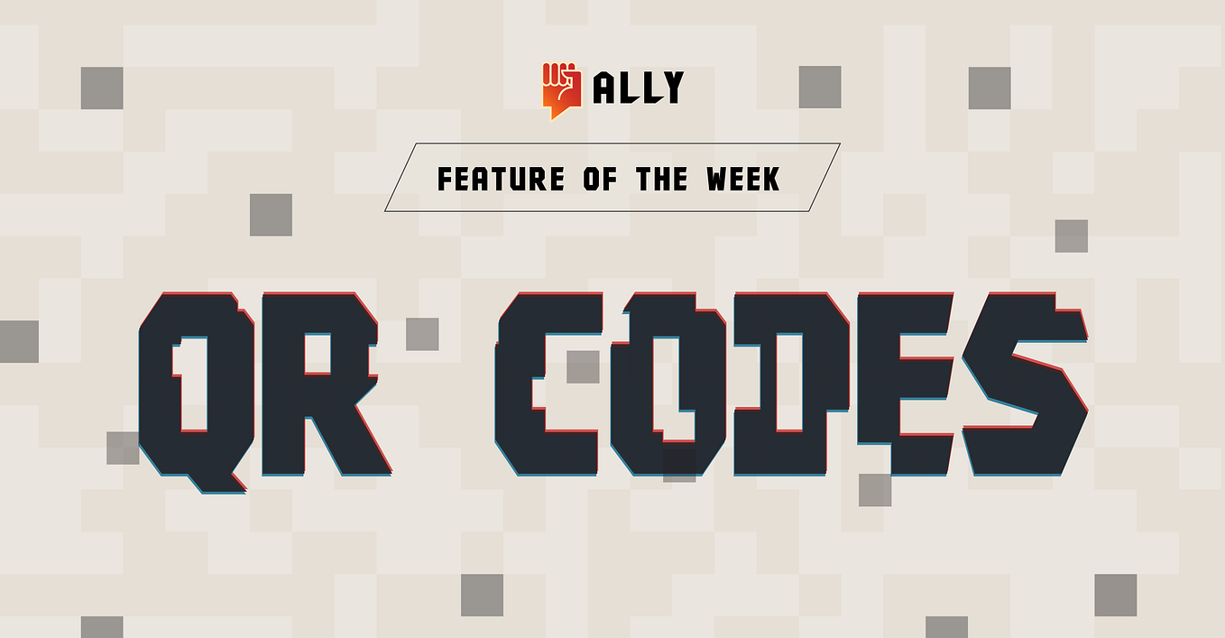 Feature of the Week: QR Codes