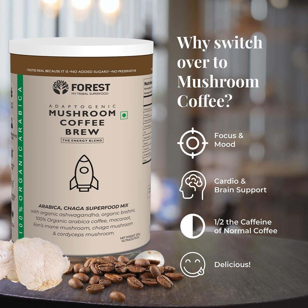 Mushroom Coffee Powder… Superfoodforest Medium