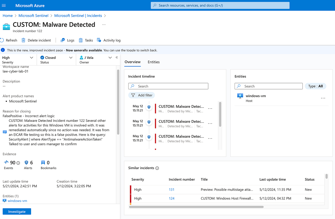 Building a SOC + in Azure (Live Traffic) by Jose's Cyber
