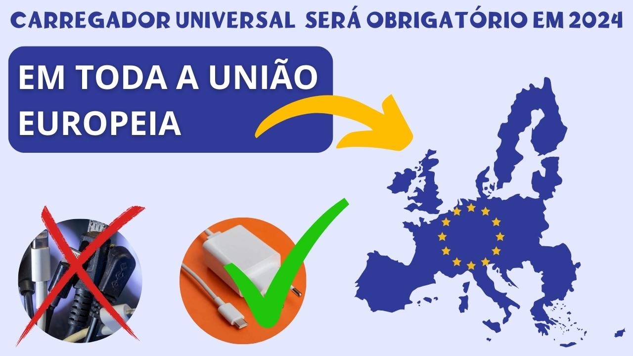 Carregador universal será obrigatório em 2024: o que está em causa com esta  nova situação? | by Sergiomanuelmorais | Medium