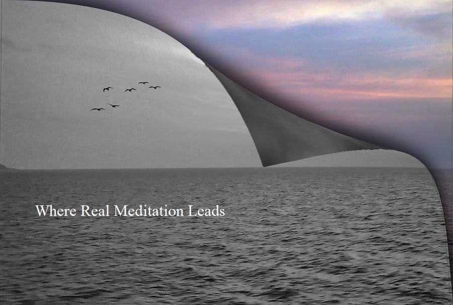 Where Real Meditation Leads