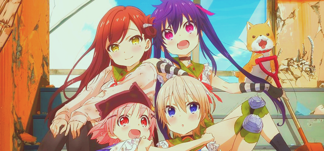 School live or gakkou gurashi wholesome anime recommendation about