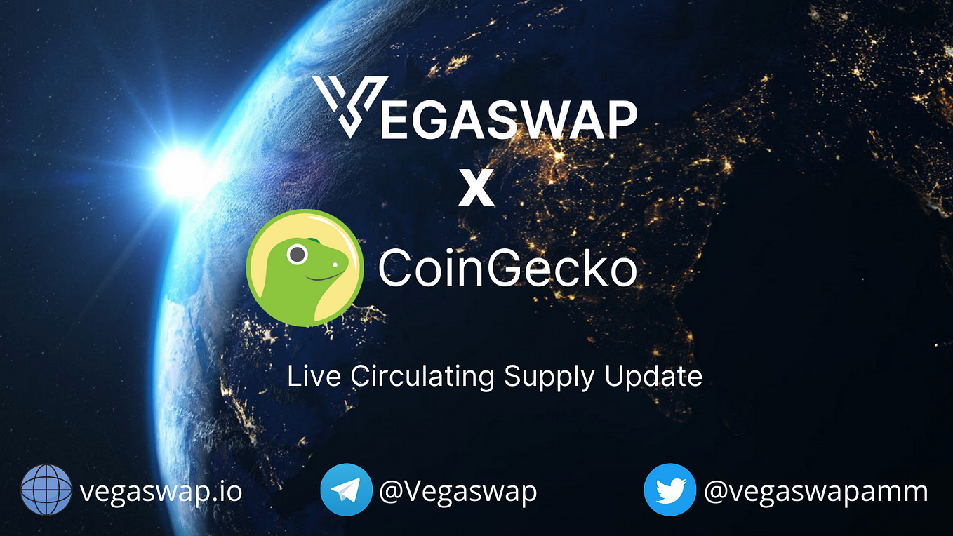Vegaswap Live Circulating Supply Update