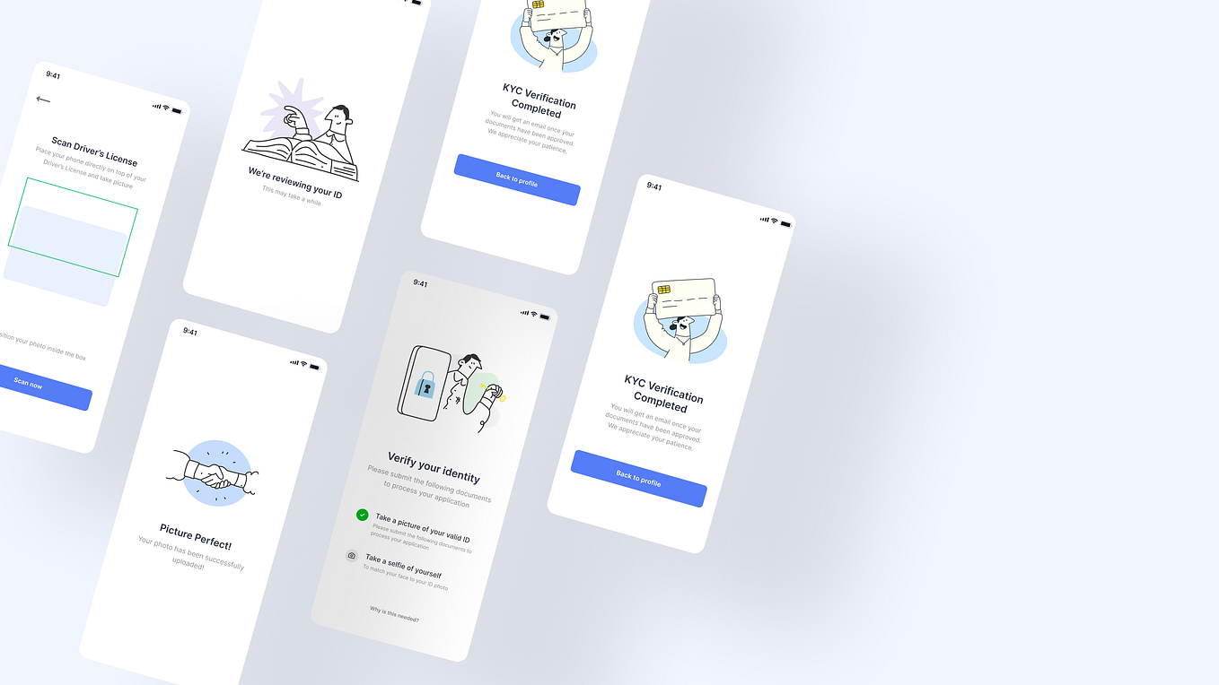 UI & UX Design for Tradion β KYC Verification Process | by Shreyash ...