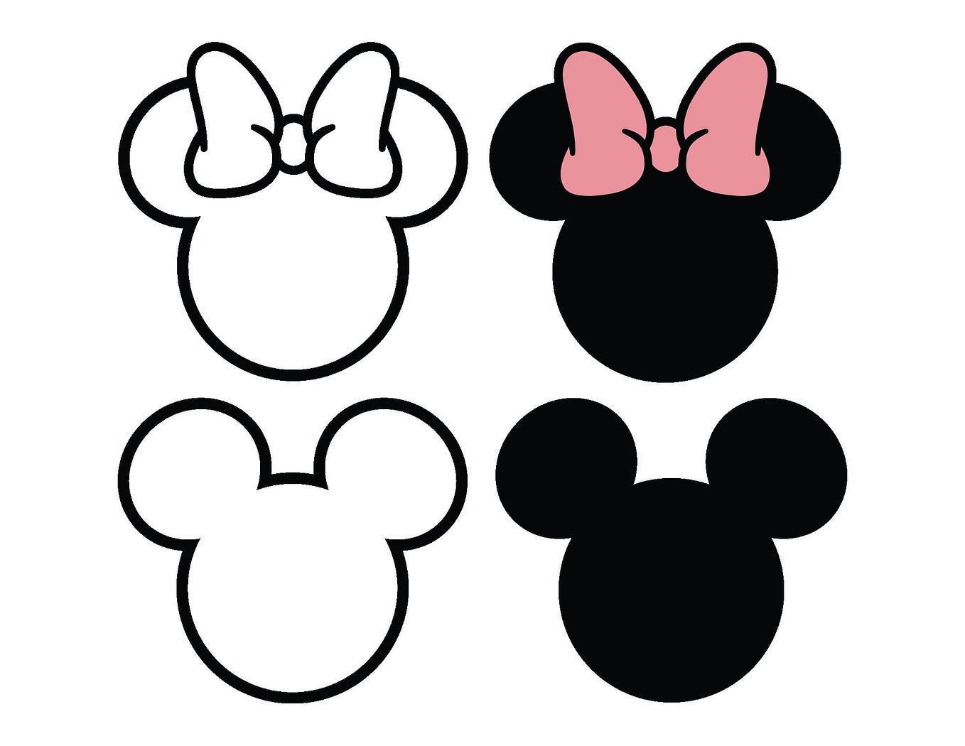 Mickey Mouse Svg Clipart Mickey And Minnie Svg For Cr - vrogue.co