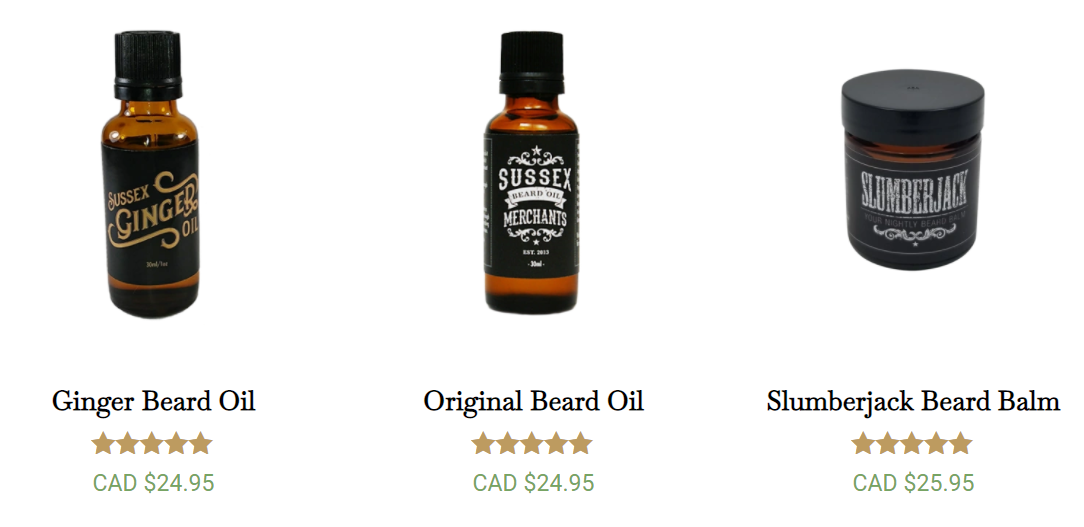 Best Beard Oil Canada Sussex Beard Medium