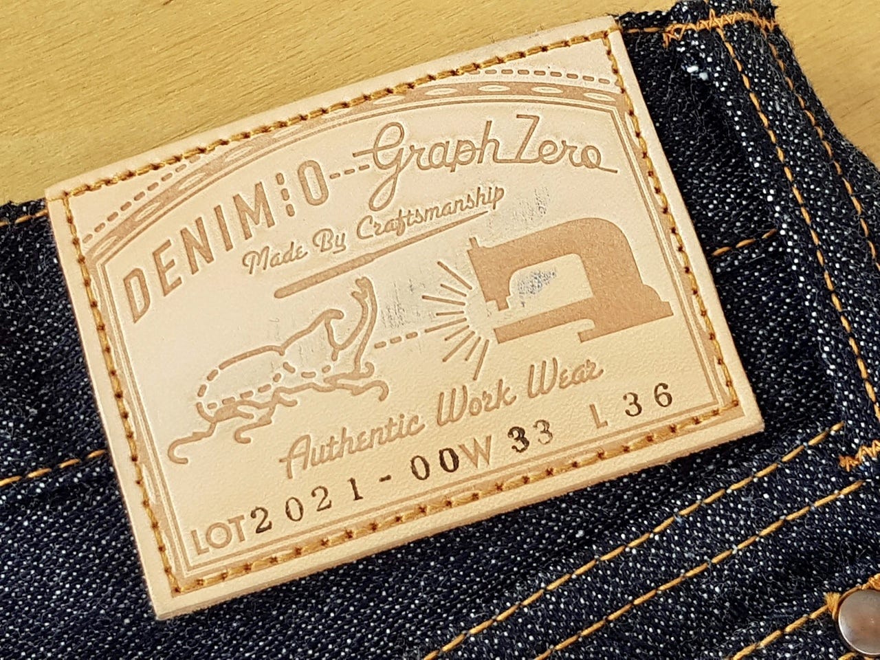 Graph Zero X Denimio GZXDEBTY 16OZ Broken Twill — Wrangler Style Jeans | by  Dim Indigo | Medium