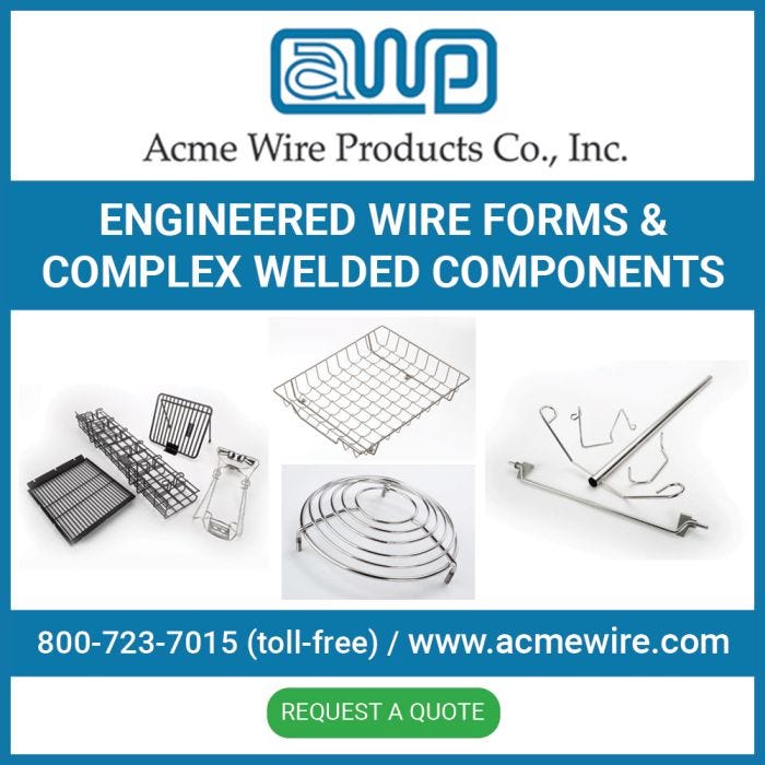Wire Grid Cage Manufacturing Company by Acme Wire Products Sep