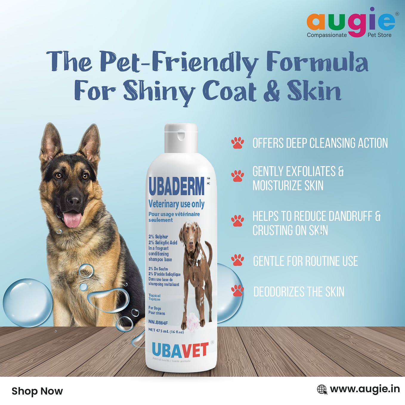 The Pet-Friendly Formula For Shiny coat & skin