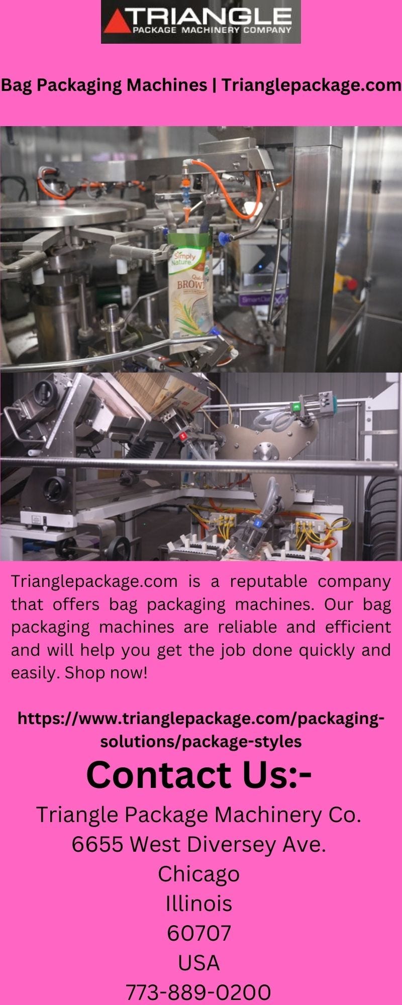 Sanitary Baggers | Trianglepackage.com - Triangle Package Machinery Co