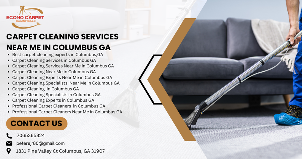 Carpet Cleaning Specialists in Columbus GA Keeping Your Home Fresh and
