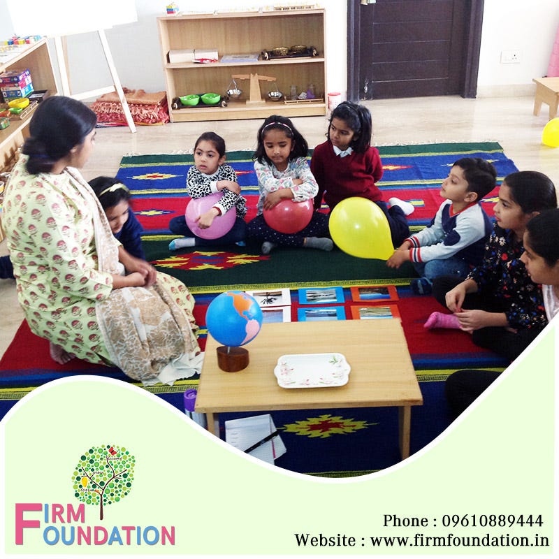 Best Montessori Pre School Jaipur by Firm Foundation Medium