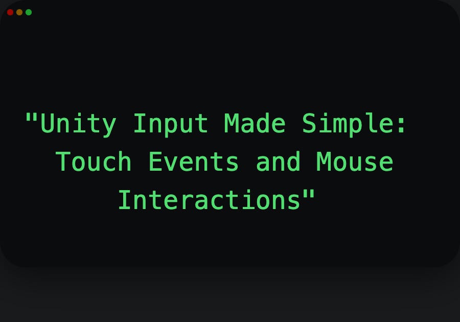 Creating the Input Asset for the new Input System in Unity 2021 | by ...