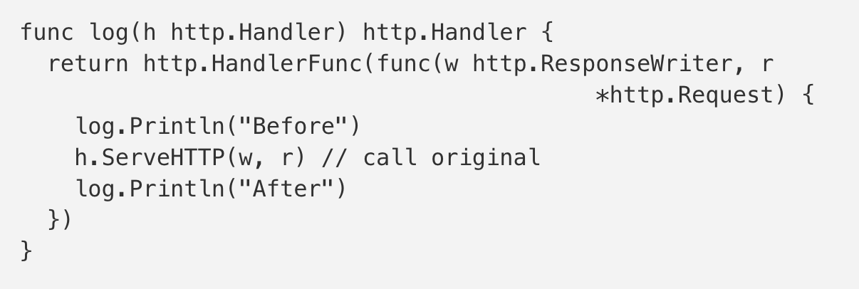 The http.Handler wrapper technique in #golang UPDATED