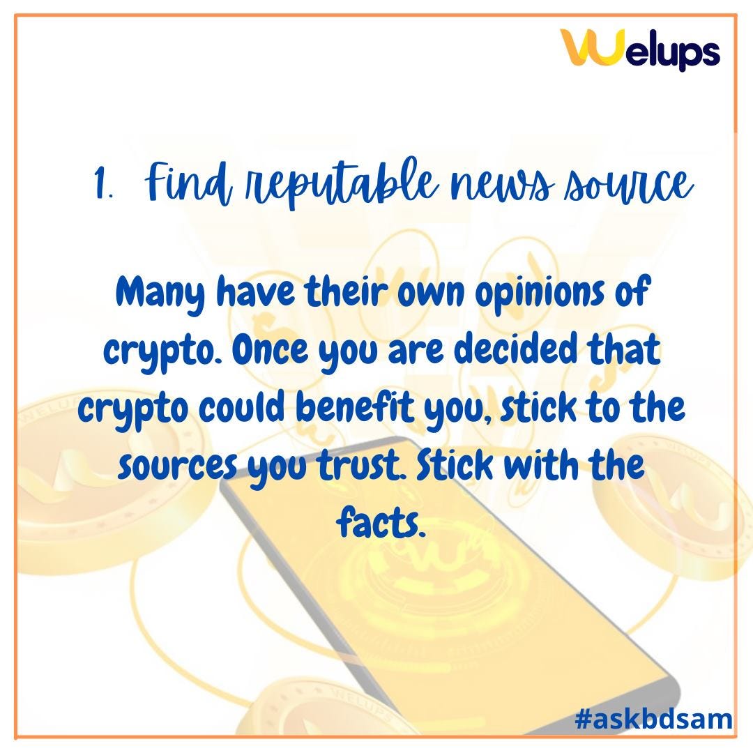 WELUPS- Tips & Tricks about CryptoCurrency.