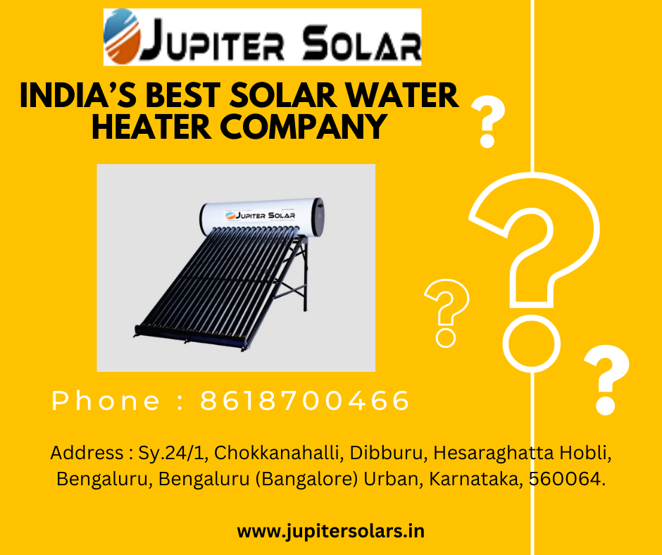 How much does it cost to install solar water heater by Jupiter solar