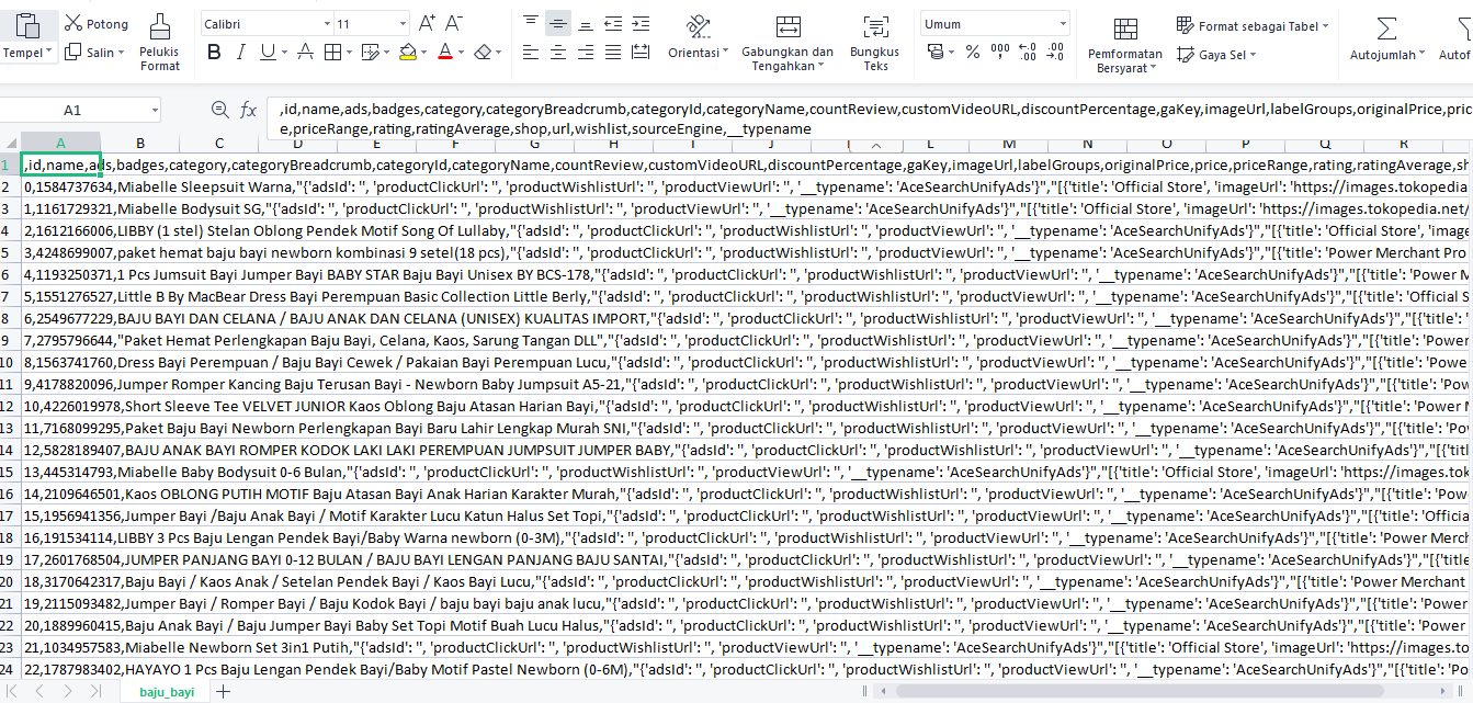 Scraping Data Dari Website Tokopedia Part 2 : Scraping Data Berdasarkan ...
