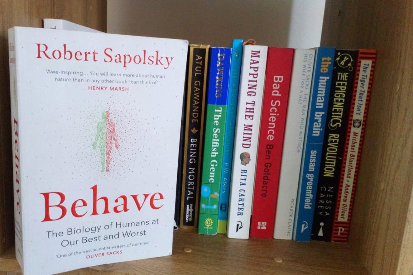 A Neuroscientist Reads… Robert Sapolsky's Behave, by Helen M Collins