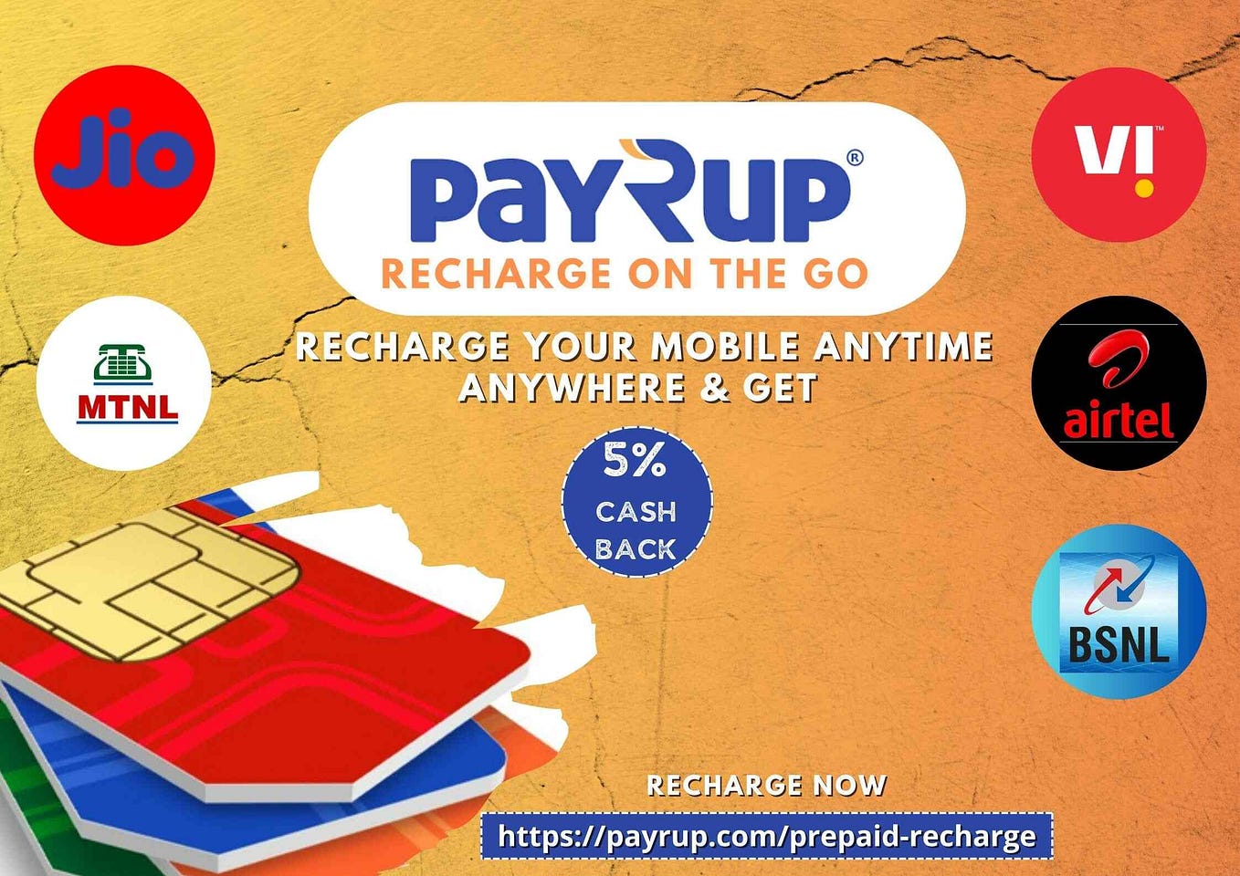 Now recharge your prepaid mobile easily at .in using  Pay