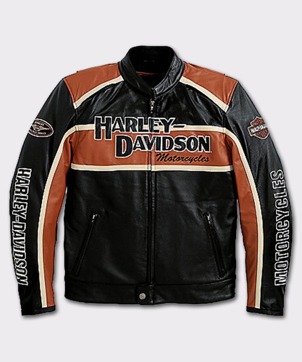 Black Harley Davidson Passion Velocity Leather Jacket - Rfx leather ...