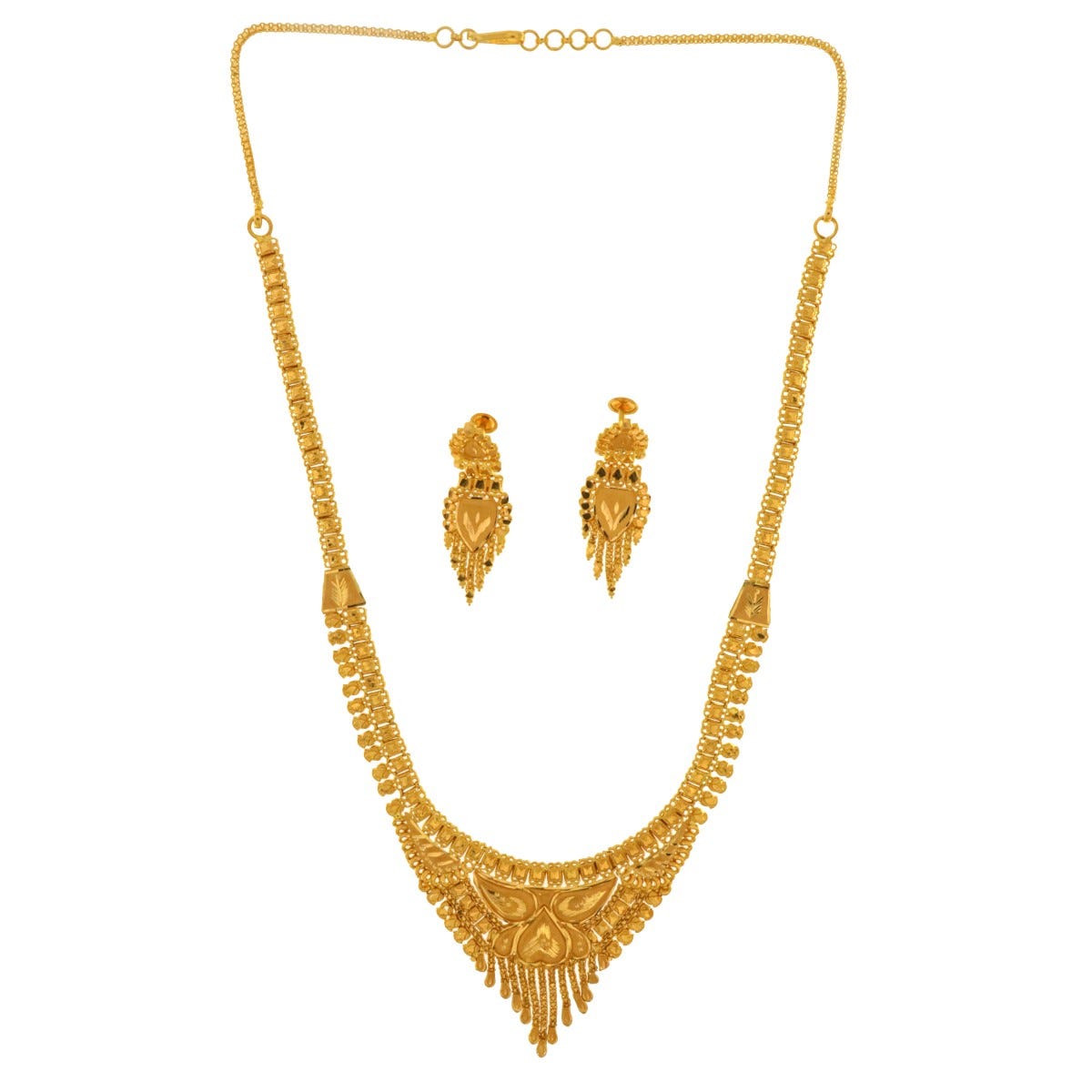 The Timeless Elegance of Indian Long Gold Necklace Sets  by 