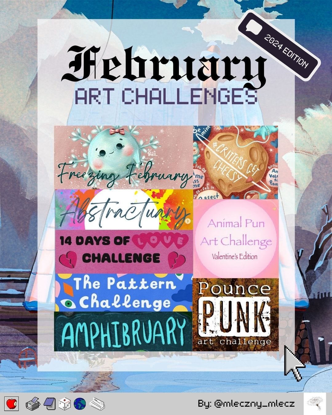 🎃 October Art Challenge 2023 [FULL LIST] by mleczny_mlecz Medium