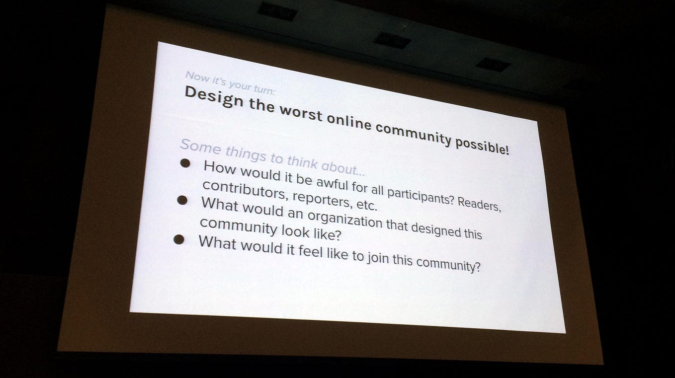 Designing Digital Communities @ SRCCON