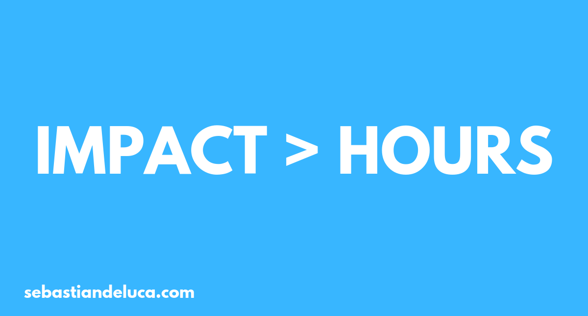 Measure Impact, Not Hours