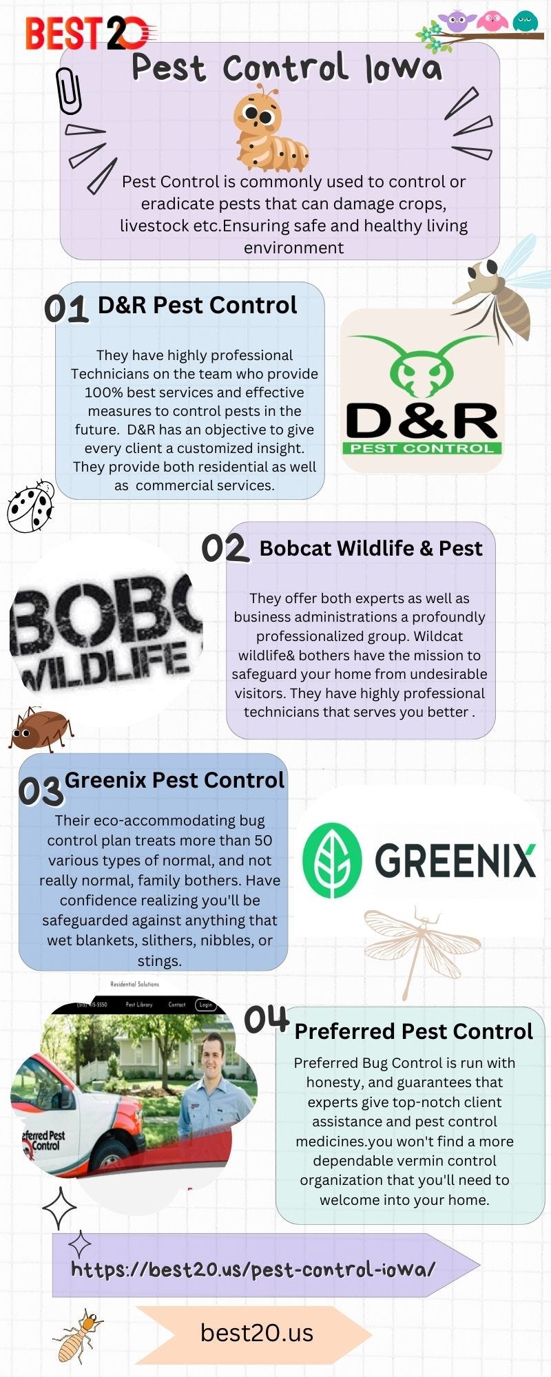 Pest Control Iowa. Iowa City is one of the most important… by